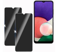 KULAIKE【2 Piezas Protector Pantalla Privacidad para Samsung Galaxy A22 5G,Cristal Templado Anti Espía,Sin Burbujas,Anti-Espía Vidrio Película,Privacy Screen Protector,9H Dureza,Anti-Arañazo