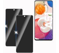 KULAIKE【2 Piezas Protector Pantalla Privacidad para Samsung Galaxy A51,Cristal Templado Anti Espía,Sin Burbujas,Anti-Espía Vidrio Película,Privacy Screen Protector,9H Dureza,Anti-Arañazo