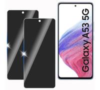 KULAIKE【2 Piezas Protector Pantalla Privacidad para Samsung galaxy A53,Cristal Templado Anti Espía,Sin Burbujas,Anti-Espía Vidrio Película,Privacy Screen Protector,9H Dureza,Anti-Arañazo