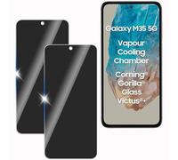 KULAIKE【2 Piezas Protector Pantalla Privacidad para Samsung Galaxy M35,Cristal Templado Anti Espía,Sin Burbujas,Anti-Espía Vidrio Película,Privacy Screen Protector,9H Dureza,Anti-Arañazo