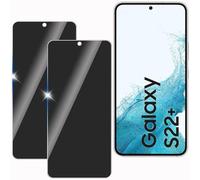 KULAIKE【2 Piezas Protector Pantalla Privacidad para Samsung galaxy S22 Plus,Cristal Templado Anti Espía,Sin Burbujas,Anti-Espía Vidrio Película,Privacy Screen Protector,9H Dureza,Anti-Arañazo