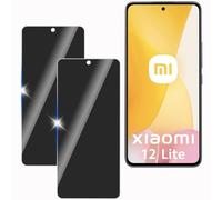 KULAIKE【2 Piezas Protector Pantalla Privacidad para Xiaomi 12 Lite,Cristal Templado Anti Espía,Sin Burbujas,Anti-Espía Vidrio Película,Privacy Screen Protector,9H Dureza,Anti-Arañazo