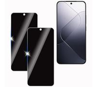 KULAIKE【2 Piezas Protector Pantalla Privacidad para Xiaomi 14,Cristal Templado Anti Espía,Sin Burbujas,Anti-Espía Vidrio Película,Privacy Screen Protector,9H Dureza,Anti-Arañazo