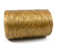 Kulay Hilo de poliéster encerado artificial para cuentas y costura (1 carrete individual, 5 capas, 8 onzas, 300 yardas o 900 pies) (8 onzas, natural)