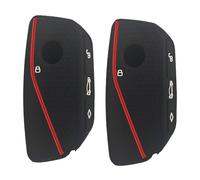 KULCSOK Compatible con BMW IX X1 X5 50e X6 Xdrive40i X7 2025 2024 2023 7 Series i7 XM Funda para llave de silicona Soporte de Llave Protector de Llave 2 Unidades A Negro