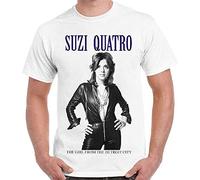 kuler Suzi Quatro The from The Detroit City Cool Vintage Retro T Tshirts Camisetas y Tops(Small)