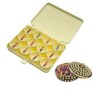 KULIA® Crystal Stone Bindi Forehead Tattoos Adhesivos Para Mujer Puntos Redondo Mix Size Multicolor Sticker Bollywood Party Bridal Artículo de belleza Bindi Bindi indio Joyería de moda Joyas