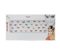 KULIA® Multi Bindi Tatuajes Pegatinas Joyas para la cara Frente indio Tikka Bindi de boda 6 paquetes Bindi étnico Bollywood PartyWear Tamaño mixto Pegatinas para la frente Joyas para cara Pegatinas