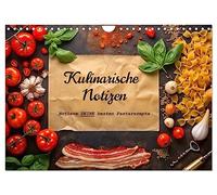 Kulinarische Notizen - Notiere deine besten Pastarezepte (Wandkalender 2026 DIN A4 quer), CALVENDO Monatskalender: Dein Rezeptarchiv der Nudelküche, Halte deine besten Nudelrezepte fest