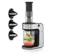 WMF 416480011 Kult X - Espiralizador de Verduras con 3 Accesorios de corte 80W Inox