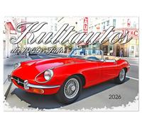 Kultautos der 1960er Jahre (Wandkalender 2026 DIN A2 quer), CALVENDO Monatskalender: Zeitreise in die 60er: Ikonische Automobile