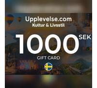 Kultur & Livsstil - Upplevelse.com Gift Card 1000 SEK Key - SWEDEN