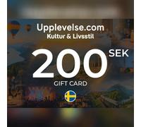 Kultur & Livsstil - Upplevelse.com Gift Card 200 SEK Key - SWEDEN
