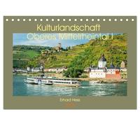 Kulturlandschaft Oberes Mittelrheintal I (Tischkalender 2026 DIN A5 quer), CALVENDO Monatskalender: Das Unesco Welterbe Oberes Mittelrheintal von Bingen bis Boppard (Teil I)
