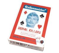 Kulturmeister - Serial Killer Playing Cards - Juego de cartas de tamaño póquer, juego de cartas Psycho Killer, juego de cartas de póquer profesional, cartas de juego con tema de asesinos en serie,