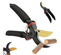 Kulzdevices GardenSlicer Pro Garden Pruning Shears, GardenSlicer Heavy Duty Garden Shears. Effortlessly Cuts 1.57in, Rust-Resistant Coating, Lightweight & Ergonomic (1PCS)