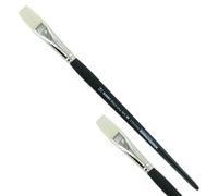KUM 5122311 - Pincel acrílico y óleo Black Line, plano, tamaño 16, para artistas, pinceles para artistas, art supplies