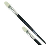 KUM 5123511 - Pincel acrílico y óleo Black Line, lengua de gato, tamaño 20, para artistas, pinceles para artistas, suministros para artistas