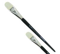 KUM 5123611 - Pincel acrílico y óleo Black Line, lengua de gato, tamaño 24, para artistas, pinceles para artistas, suministros para artistas