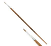 KUM 5124711 - Pincel acrílico y óleo Wood Line, redondo, tamaño 4, para artistas, pinceles para artistas, suministros para artistas