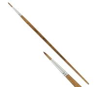 KUM 5124811 - Pincel acrílico y óleo Wood Line, redondo, tamaño 6, para artistas, pinceles para artistas, suministros para artistas