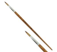 KUM 5125111 - Pincel acrílico y óleo Wood Line, redondo, tamaño 12, para artistas, pinceles para artistas, suministros para artistas