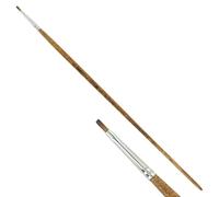 KUM 5125311 - Pincel acrílico y óleo Wood Line, plano, tamaño 2, para artistas, pinceles para artistas, art supplies