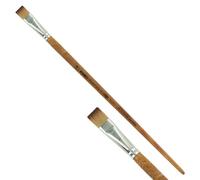 KUM 5125911 - Pincel acrílico y óleo Wood Line, plano, tamaño 14, para artistas, pinceles para artistas, art supplies