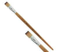 KUM 5126211 - Pincel acrílico y óleo Wood Line, plano, tamaño 20, para artistas, pinceles para artistas, art supplies