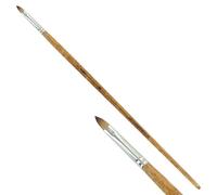 KUM 5126411 - Pincel acrílico y óleo Wood Line, lengua de gato, tamaño 6, para artistas, pinceles para artistas, suministros para artistas