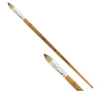 KUM 5126811 - Pincel acrílico y óleo Wood Line, lengua de gato, tamaño 14, para artistas, pinceles para artistas, suministros para artistas