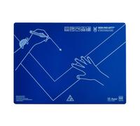 KUM 906.01.19 - Desk pad, Desk pad lefty, zurdo, plástico, 53 x 40 cm, azul, 1 unidad