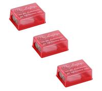 KUM AZ105.34.16-R - Sacapuntas doble Lefty, 3 piezas, rojo, sacapuntas con recipiente