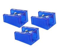 KUM AZ303.60.16-B - Sacapuntas Big, azul, hasta 12 mm de diámetro, 3 sacapuntas para lápices gruesos