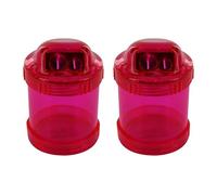 KUM AZ3031916-R - Afilador con contenedor 460 M2, 2 afiladores rojos, afilador con doble contenedor