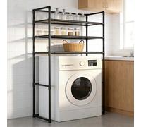kumamart Versatile Washing Machine Storage Rack for Laundry, Bathroom & Balcony | Durable Over Toilet Shelf & Organizer