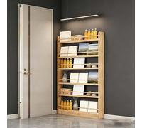 kumamart Wall Mount Bookshelf & Slim Bookcase - 6-Tier Space Saving Bookcase for Wall in Bedroom, Office, Living Room | Hidden Bookshelf for Wall Design(60cm)