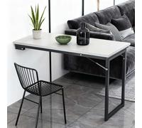 kumamart Wall Mounted Folding Table - Heavy-Duty Desk Fold Down For Small Spaces, Multi-Purpose Floating For Kitchen, Dining(F,100 * 50 * 75)