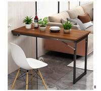 kumamart Wall Mounted Folding Table - Heavy-Duty Desk Fold Down For Small Spaces, Multi-Purpose Floating For Kitchen, Dining(D,100 * 50 * 75)