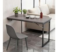 kumamart Wall Mounted Folding Table - Heavy-Duty Desk Fold Down For Small Spaces, Multi-Purpose Floating For Kitchen, Dining(E,100 * 50 * 75)