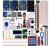 Kuman New for Arduino Components with R3 LCD servo Ultimate Starter RFID Learning Kit for Arduino Nano Learners Beginner, Complete 48 Set Kits K25