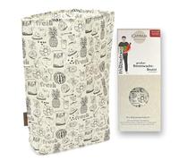 Kumanu Pañuelo de cera de abejas orgánico, bolsa de frescura grande, 35 cm de alto x 29 cm de ancho, con base, mantiene fresco y natural sin plástico, hecho a mano en Tirol (fresco)