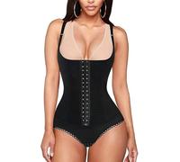 KUMAYES Bodies Moldeadores para Mujer Faja Reductora Body Reductor Corsé Underbust Doble Control de Barriga Abierto Shapewear Levanta Glúteos Bodysuit