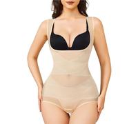 KUMAYES Fajas Reductoras Mujer Abdomen Body Reductor Adelgazante Control de Barriga Lencería Moldeadora Invisible Shapewear Bodysuit Shaper Posparto