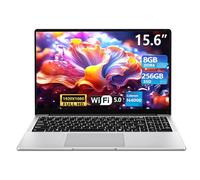 KUMNOSAL Laptop para juegos, N4000, portátil con 8 GB de RAM, SSD de 256 GB, netbook ligero delgado WiFi5 Mini-HDMI 180 apertura de ángulo BT5.0, USB 3.0, portátil delgado y ligero para trabajo de
