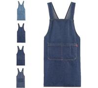 kumosaka Adult Jour Apron - Lightweight Cotton Apron with Front Pocket, Jean Kitchen Aprons for Men Women
