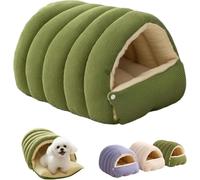 kumosaka CutyPet Winter Cave, Cozy Monster Cat Dog Bed, Soft and Warm Cats House Tent Beds, Removable and Washable Winter Closed-Off Cat Bed