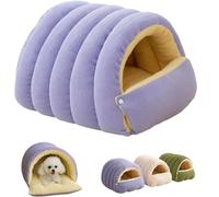 kumosaka CutyPet Winter Cave, Cozy Monster Cat Dog Bed, Soft and Warm Cats House Tent Beds, Removable and Washable Winter Closed-Off Cat Bed