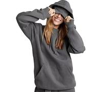 kumosaka Hoodie with Eye Mask Built In, Airplane Mode Travel Hoodie with Hidden Pockets, Wearable Blanket Hoodie for Men Women