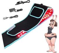kumosaka Slim Gleam Wrap, Slim Gleam Red Light Wrap, Red Light Therapy Belt for Body with Timer for Back Shoulder Waist Muscle Pain Relief for Women Men